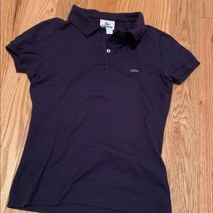 Lacoste plum polo small